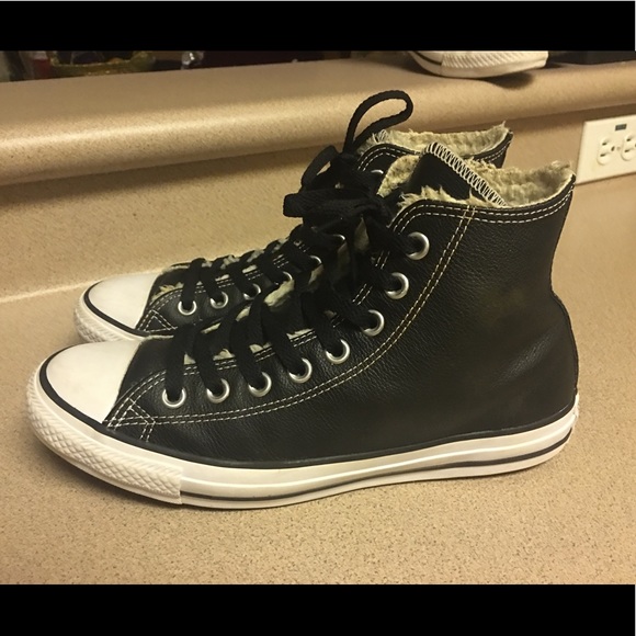 Converse Other - Converse CT Hi Black leathe 
Men’s 7 Women’s 9